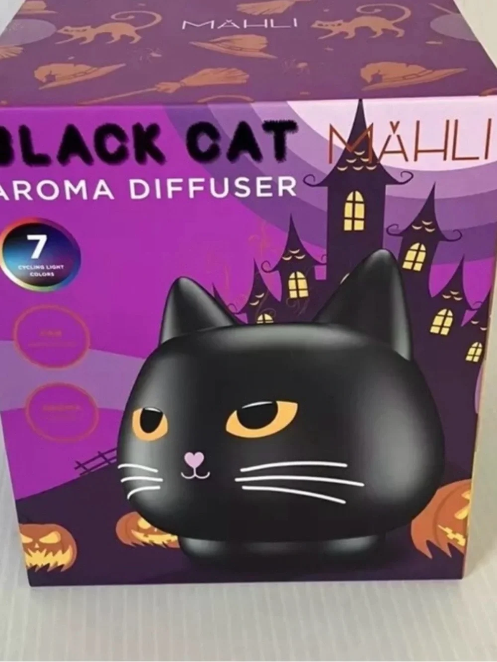 Mählí Black Cat Aroma Diffuser - Black